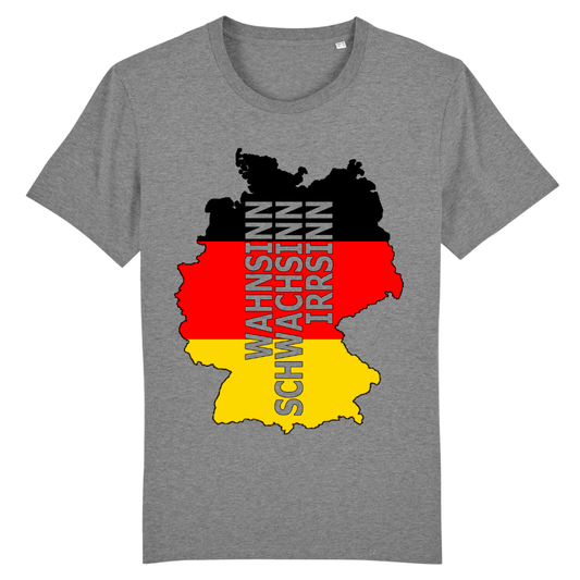 T-SHIRT - Wahnsinn - German Map