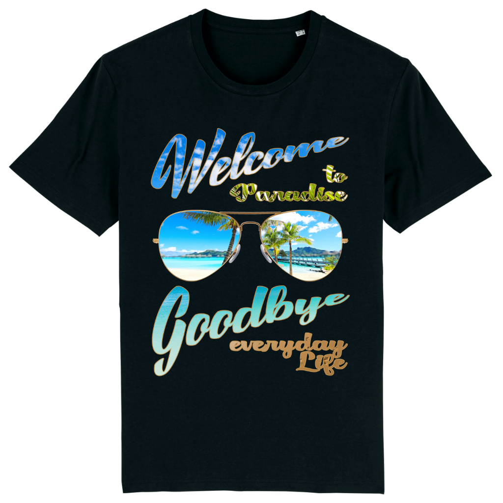 T-SHIRT - Welcome to Paradise - Day & Night
