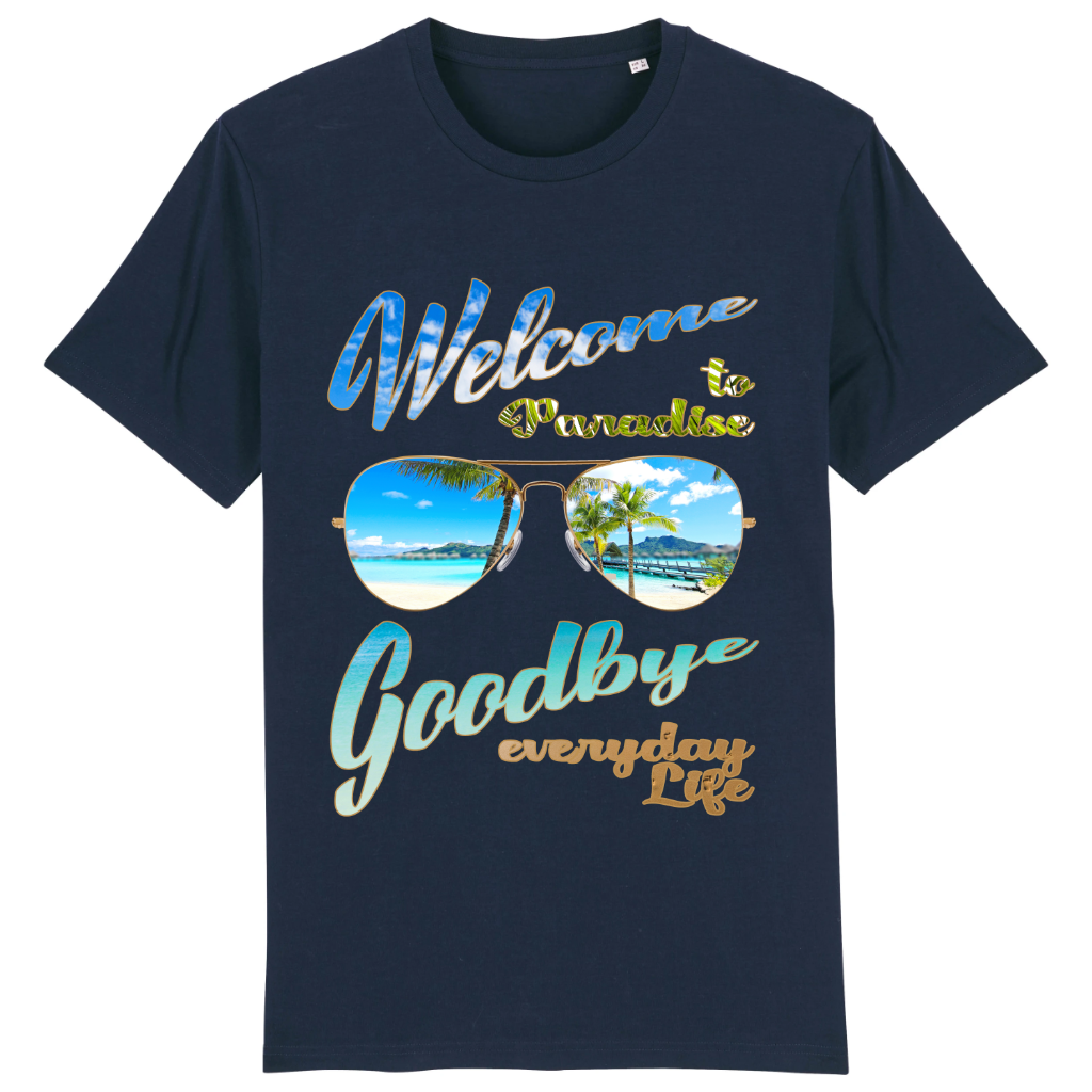 T-SHIRT - Welcome to Paradise - Day & Night