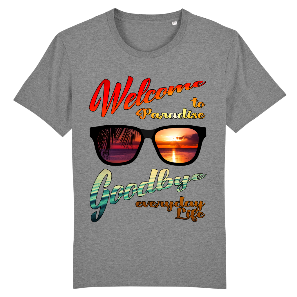 T-SHIRT - Welcome to Paradise - Day & Night