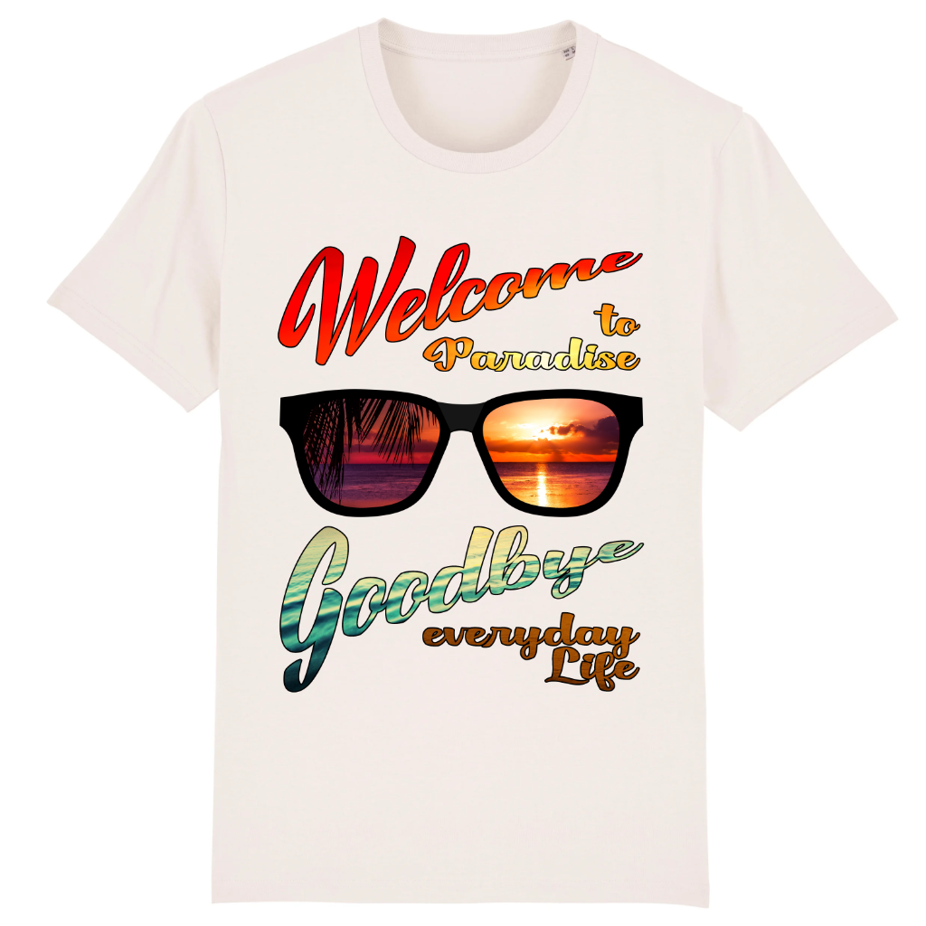 T-SHIRT - Welcome to Paradise - Day & Night